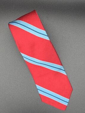 Christian Dior All Silk Striped Narrow Tie - Mens Formal